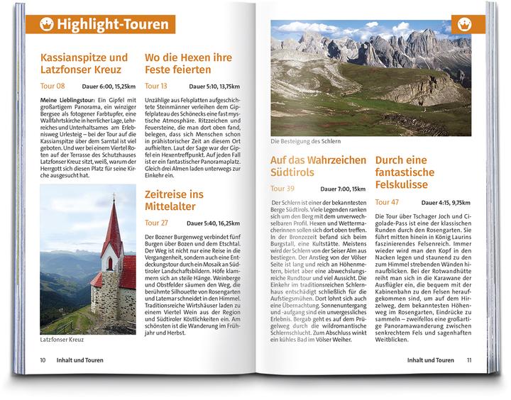 Produktbild Wanderführer Bozen, Sarntal, Ritten, Eppan, Kalterer See, Seiser Alm, Rosengarten, 55