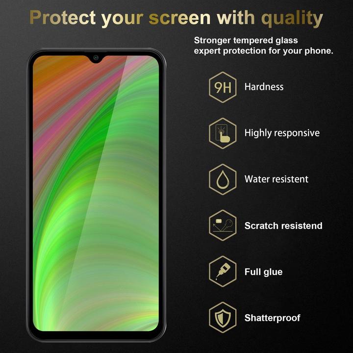 Produktbild Cadorabo Vollbild Displayschutzglas (1 Stück, Xiaomi Redmi 9A, Xiaomi Redmi 9AT)