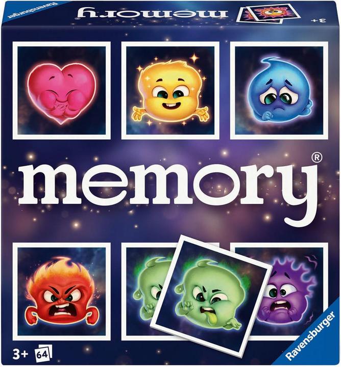 Actual product image Ravensburger 23487 memory® Emotions. The classic game shows on 32 pairs of cards (Multilingual)