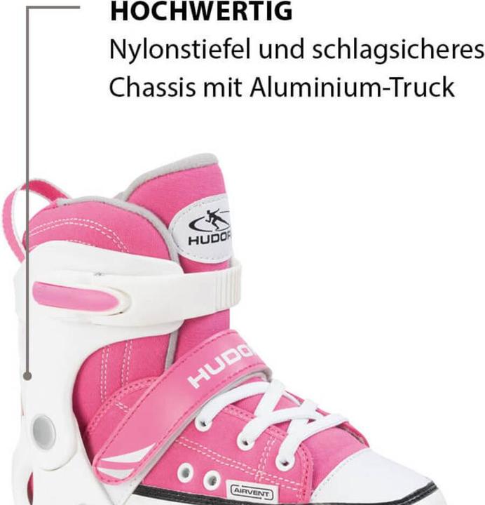 Produktbild Hudora Roller Skate, pink (28, 29, 30, 31)