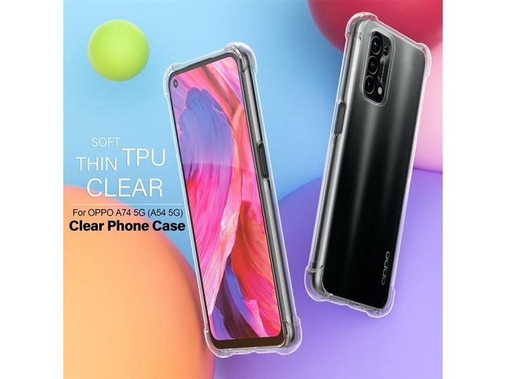 Immagine prodotto Screenguard Oppo A54 5G Custodia Crystal Soft Airbag Bumper (Oppo A54 5G)