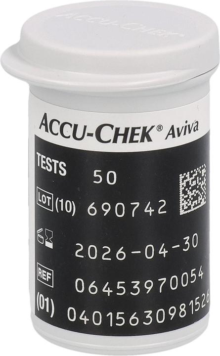 Image du produit Accu-Chek PI-APS) Bandelettes de test Aviva (2 x 50 pcs) (Bandelette réactive)