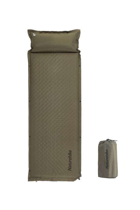 Naturehike Selbstaufblasende Matte d01 Kissen single 3cm cnk2300dz014-armee grün