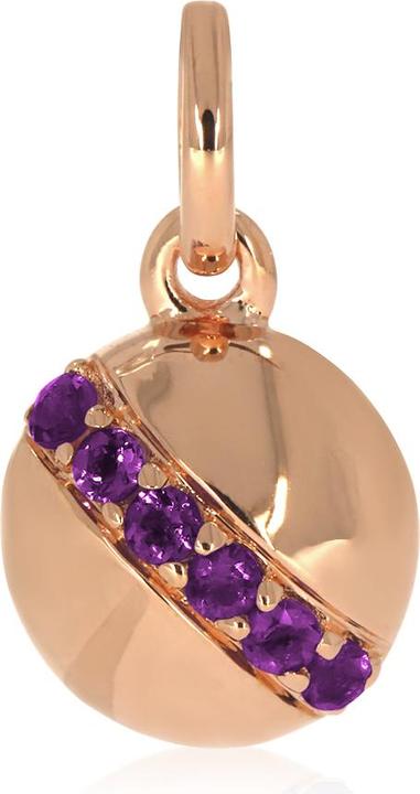 Produktbild Xen Anhänger mit 6 Amethyste ca. 0,24 ct. rosèvergoldet (925 Sterling Silber)