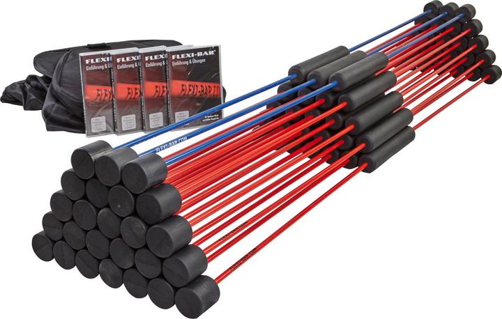 Produktbild Flexi-Bar Set, 22x STANDARD, 3x INTENSIV, 4x DVDs, 30er Transporttasche
