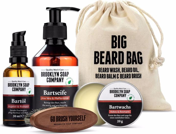 Produktbild Brooklyn Soap Company Big Beard Bag (Bartpflege set)