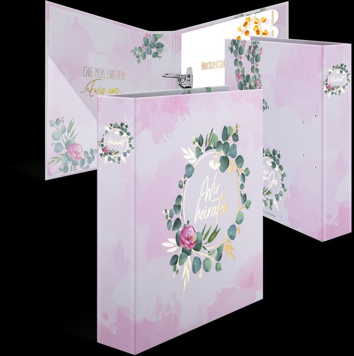 Produktbild HERMA Hochzeitsordner A4 (A4, 60 mm, 1 Stück)