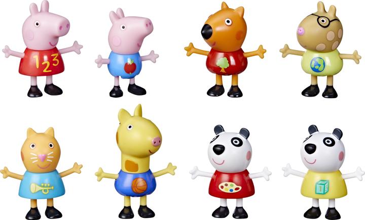 Hasbro 8er-Figurenpack mit Peppa, Schorsch, Peggi, Mollie u.m.