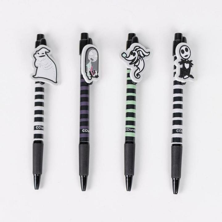 Image du produit Cerda L'ETRANGE NOEL de Mr JACK - Set de 4 Stylos à Bille (Blanc, no ir, 4 x)