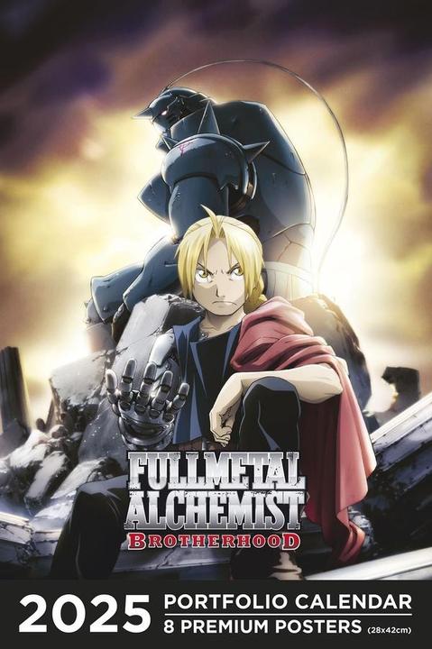 Actual product image PIKA Fullmetal alchemist : portfolio calendar : 8 premium posters 2025 (French)