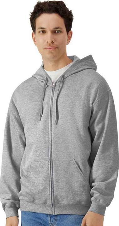 Gildan Softstyle Hoodie mit durchgehendem Reissverschluss