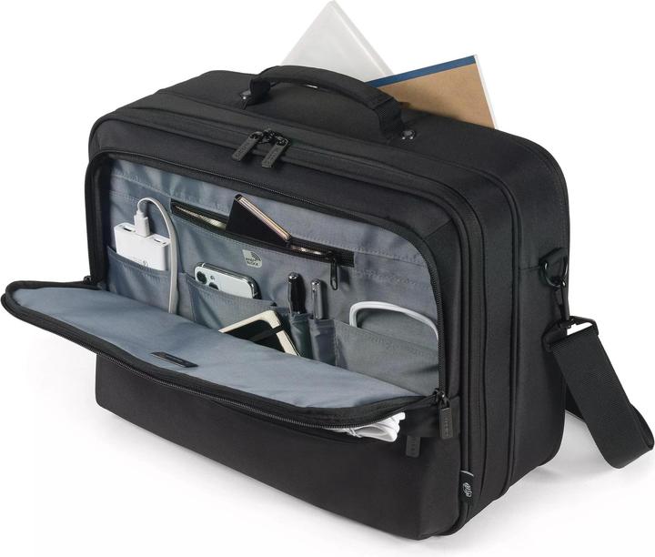 Produktbild Dicota Multi Twin Eco CORE Clamshell 14"-16" black (16", Universal)