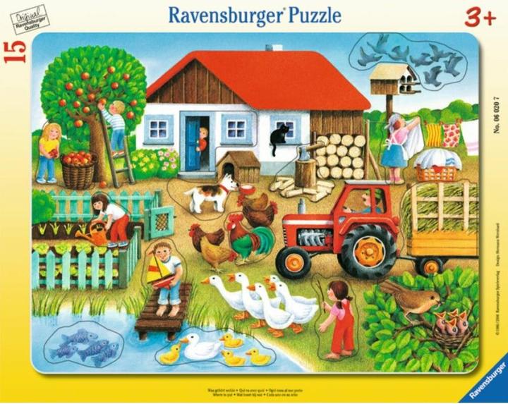 Produktbild Ravensburger Was gehört wohin? (15 Teile)
