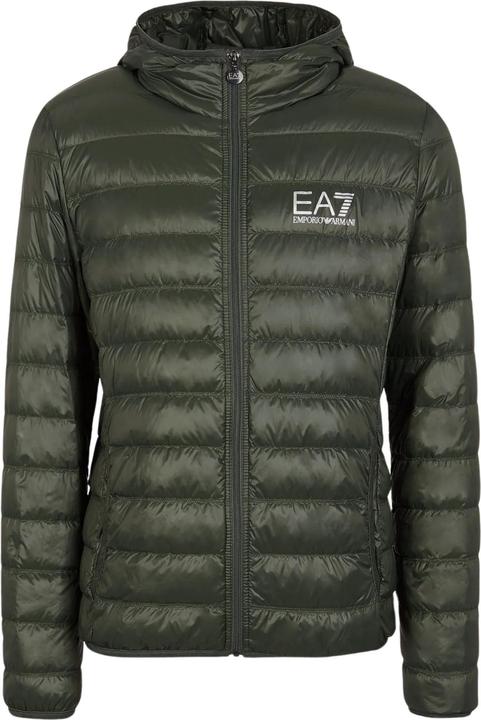 Actual product image Emporio Armani EA7 jacket Core Identity quilted jacket with hooded collar (XXL)