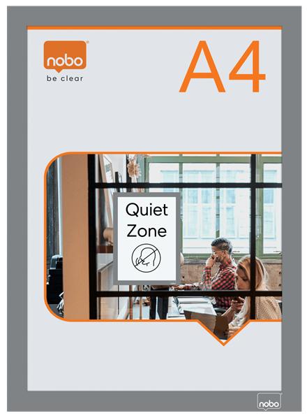 Actual product image Nobo Poster Frame Self-adhesive Magnetic (A4)