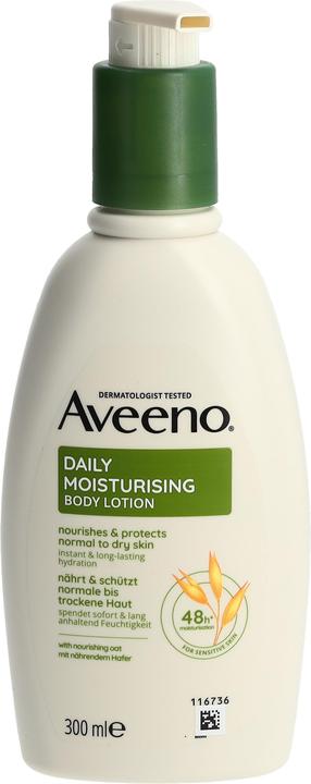 Actual product image Aveeno Daily Moisturis Bod Loti Fl 300ml (Body lotion, 300 ml)