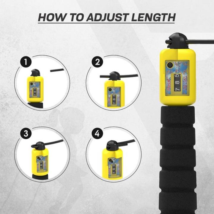 Image du produit Rdx FP Corde À Sauter Réglable De 3m10 Pour Enfants Avec Compteur (310 cm)