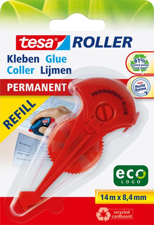 Actual product image tesa Refill cartridge adhesive roller permanent