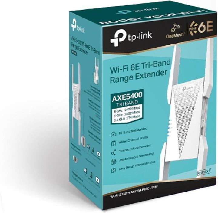 Produktbild TP-Link WLAN-Mesh-Repeater RE815XE (2402 Mbit/s, 574 Mbit/s)