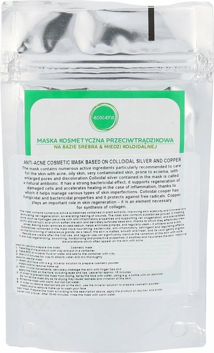 Image du produit Ecocera Masque Cosmets Anti-Bran On Base Silver And Copper Koloidal 50G