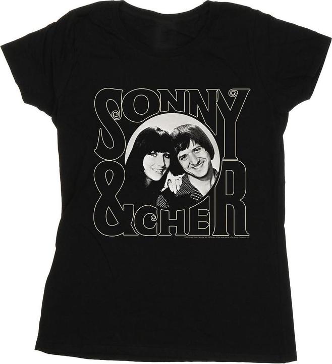 Sonny & Cher Circle Photo TShirt (S)