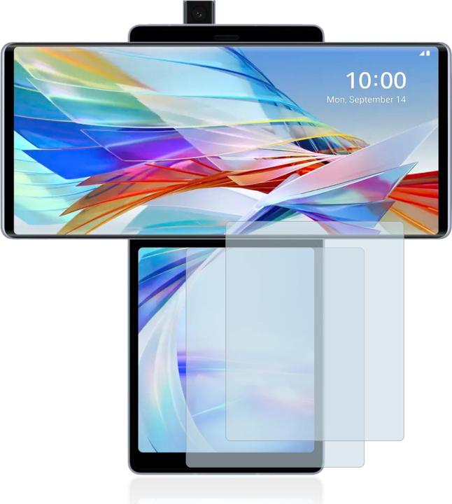 Actual product image BROTECT Anti-glare screen protector matt (2 Piece, LG Wing)