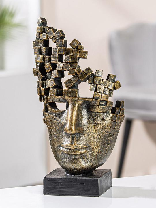 Image du produit Gilde Visage, Male Mask, bronze H : 30 cm