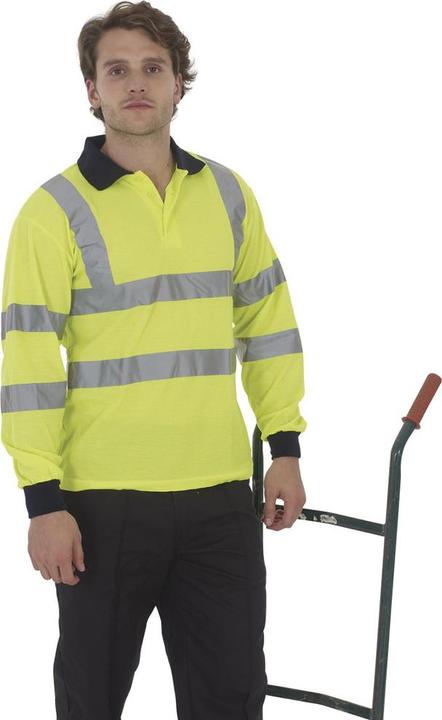 Produktbild Yoko HiVis Polo Shirt langarm (4XL)
