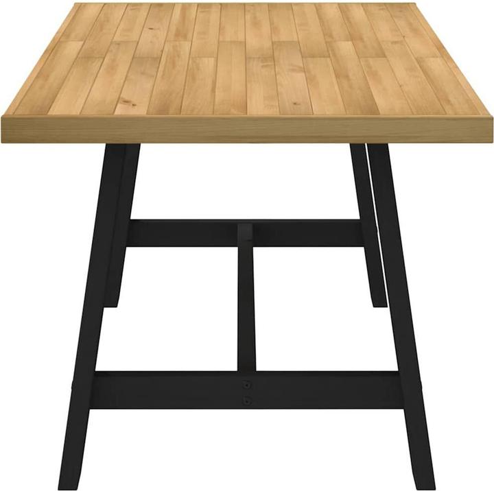 Produktbild VidaXL Esstisch NOAIN A-Form-Beine 160x90x75 cm Massivholz Kiefer (160 x 90 x 75 cm)