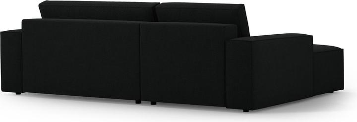 Actual product image Micadoni Bouclé Left Corner Sofa With Bed Function And Box, "Jodie", 3 Seats, 246x151x86 Made in Europe (Corner sofa)