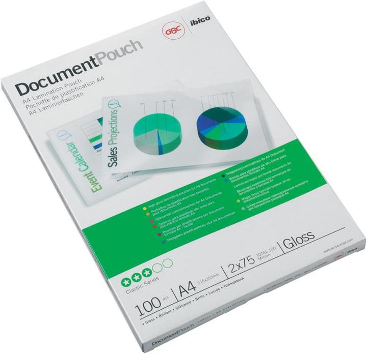 Image du produit GBC Films de plastification de qualité supérieure (A4, 100 pièce(s), 250 µm)