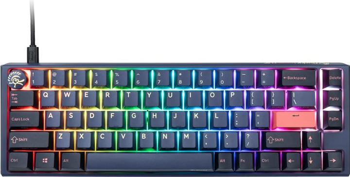 Actual product image Ducky One 3 Cosmic Blue SF Gaming Keyboard, RGB LED - MX-Speed-Silver (US) (US, Cable)