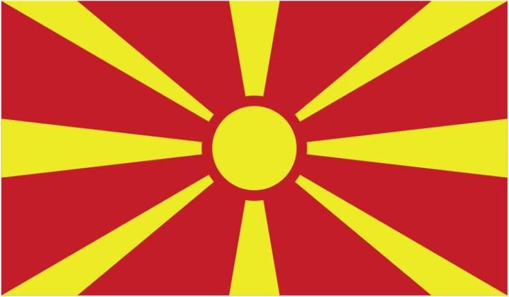 Immagine prodotto Bügelbilder Bügelbild Mazedonien Flagge (1 x)