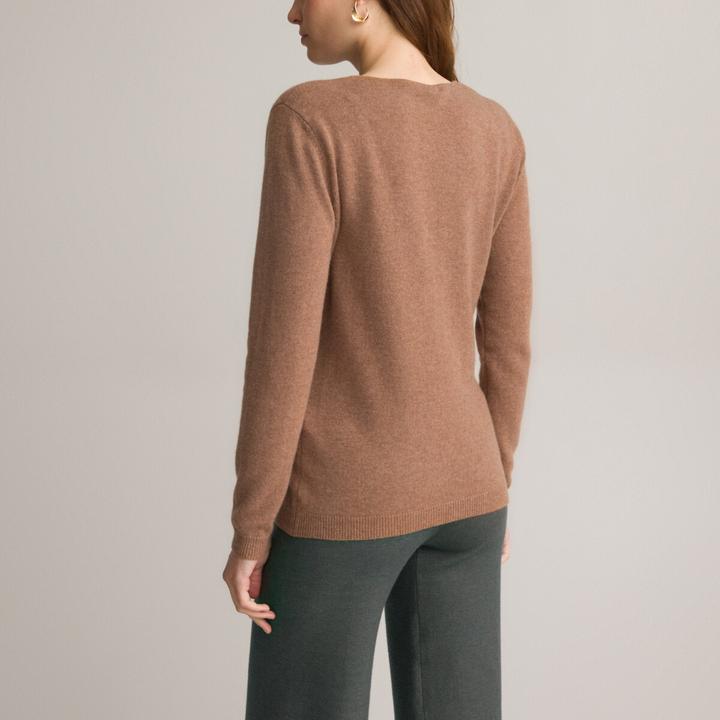 Actual product image Anne Weyburn Pure cashmere round neck jumper (42)