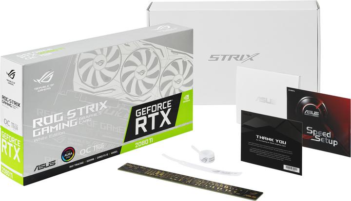 Produktbild ASUS GeForce RTX 2080 Ti ROG Strix O11G White Gaming (11 GB)