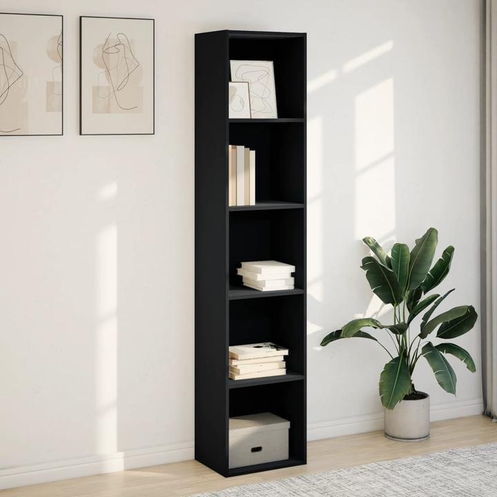 Image du produit VidaXL Bücherregal Standregal Büroregal Aktenregal Aufbewahrungsregal Schwarz (30 x 40 x 189 cm)