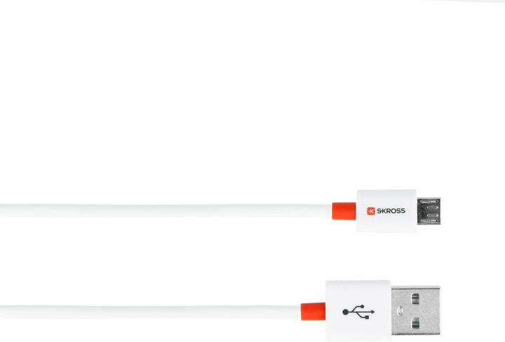 Actual product image Skross Charge'n Sync Micro USB Charging Cable A charging cable in your luggage is priceless when your (1 m, USB 2.0)