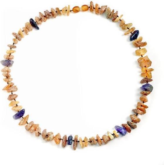 Immagine prodotto Amberdog Collana d'ambra con ametista (Cane)