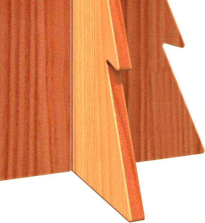 Immagine prodotto VidaXL Albero di Natale in legno Albero di Natale in legno 59,5 cm in legno massiccio di pino