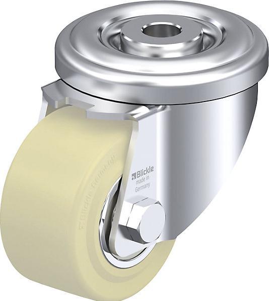Actual product image kaiserkraft Sheet steel compact swivel castor LR-GSPO 60K