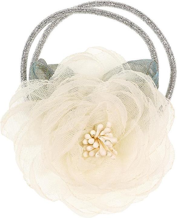 Actual product image Souza Paris flower hair tie, white (MQ6) (Hair tie)