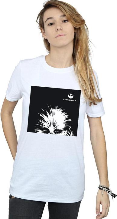 Actual product image Star Wars Womens/Ladies Chewbacca Look Cotton Boyfriend T-Shirt (XXL)