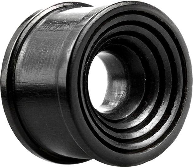 Star Piercing Tunnel aus Areng Holz konisch (Organisch, ohne Messing)