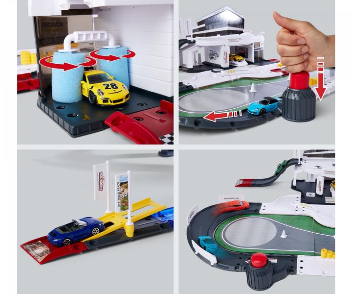 Immagine prodotto Majorette Porsche Exprerience Center con veicoli