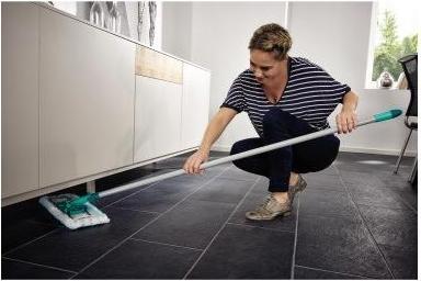 Actual product image Leifheit Profi XL micro duo floor mop with steel handle (1 pcs.)