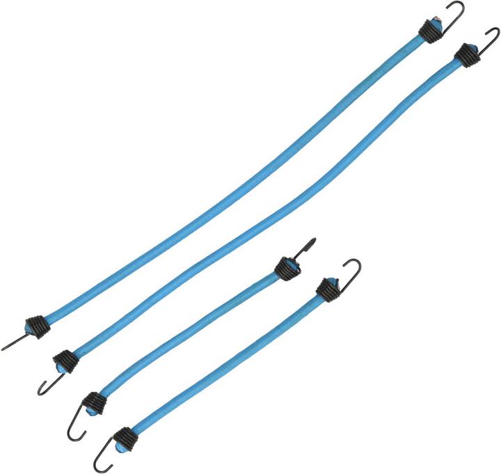 Robitronic spanngurte mit haken blau elastisch (2 paar)