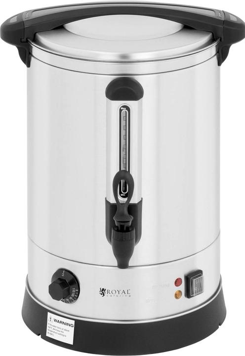 Produktbild Royal Catering Wasserkocher Edelstahl 14,5 Liter doppelwandig 2500 W Warmhaltefunktion