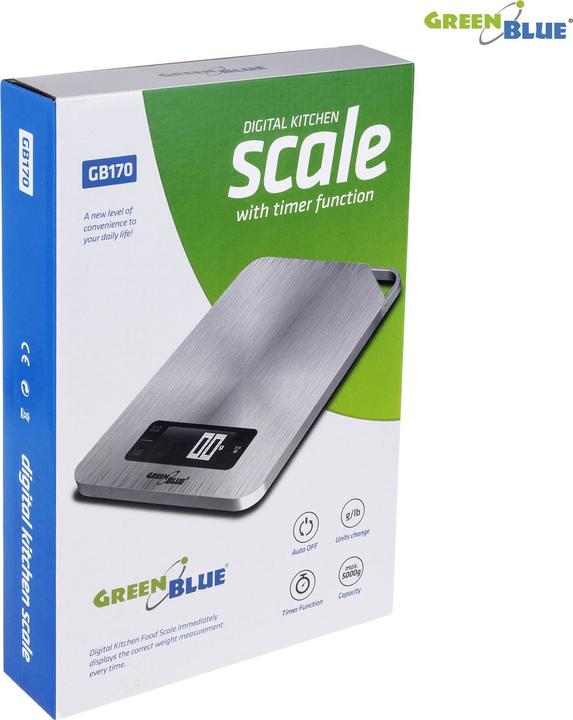 Actual product image Greenblue Balance de cuisine compatible GB170 (Inox)