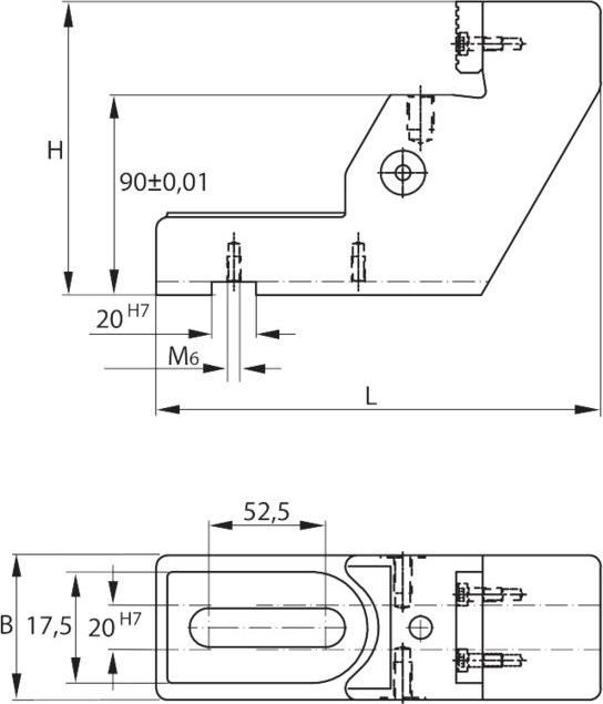 Actual product image Halder Substructure stop
