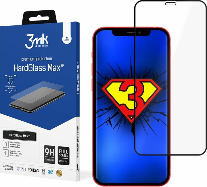 Immagine prodotto 3MK Protezione dello schermo Hardglass Max (1 Pezzo/i, Apple iPhone 12 Pro Max)